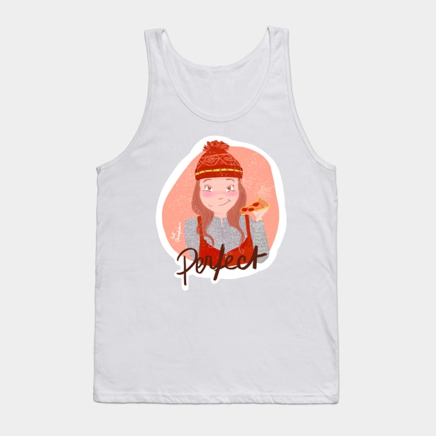 Perfect Girl Tank Top by LeilaCharaf